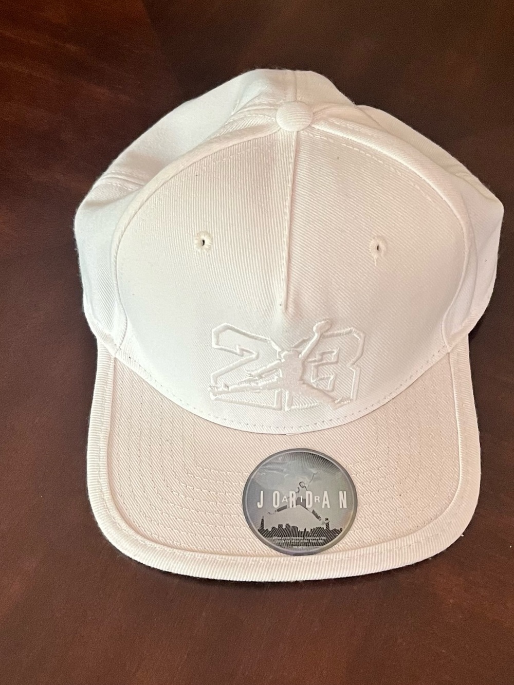 Air Jordan White '23 Jumpman Embroidered Snapback Baseball Cap